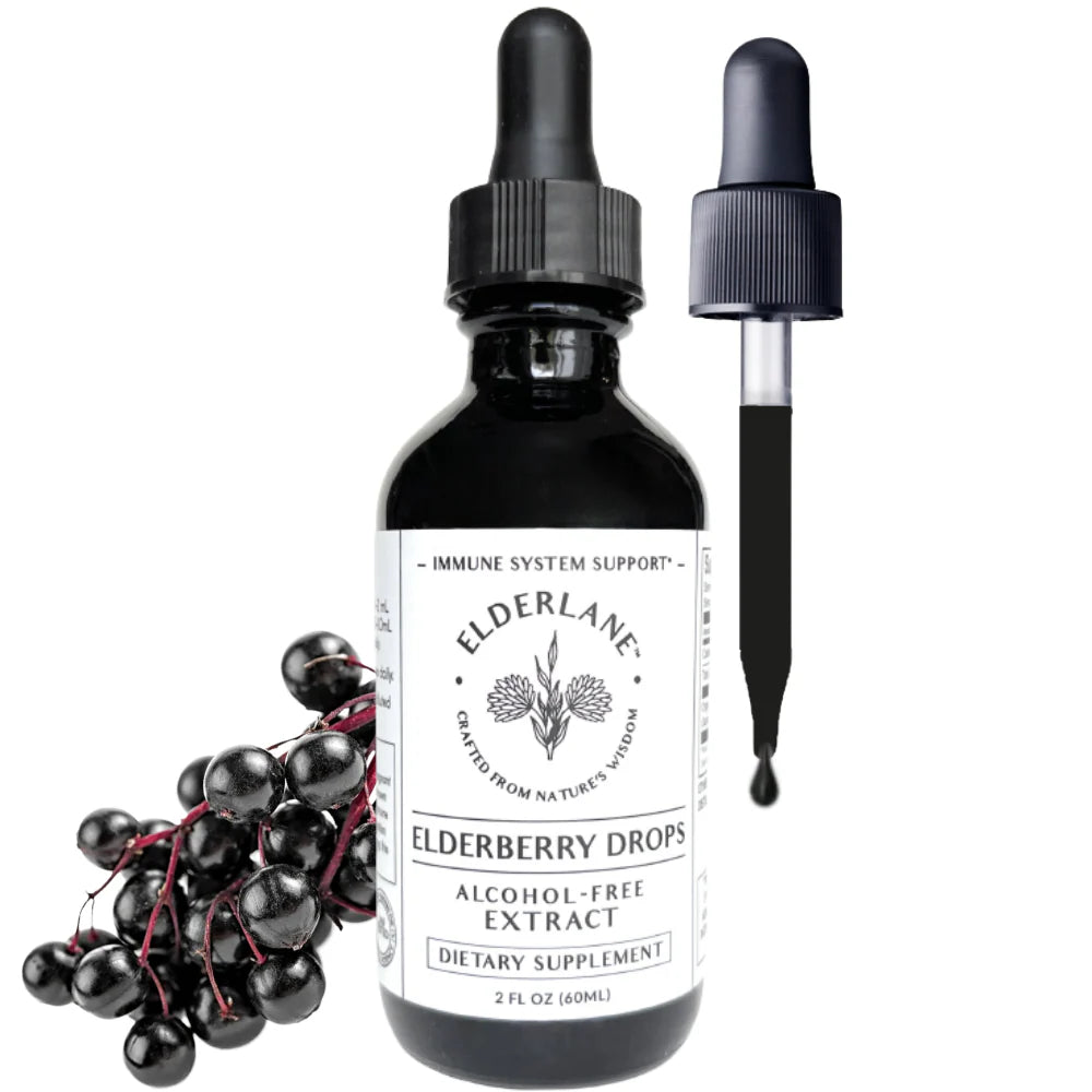 ELDERBERRY DROPS - SUGAR-FREE 2 OZ