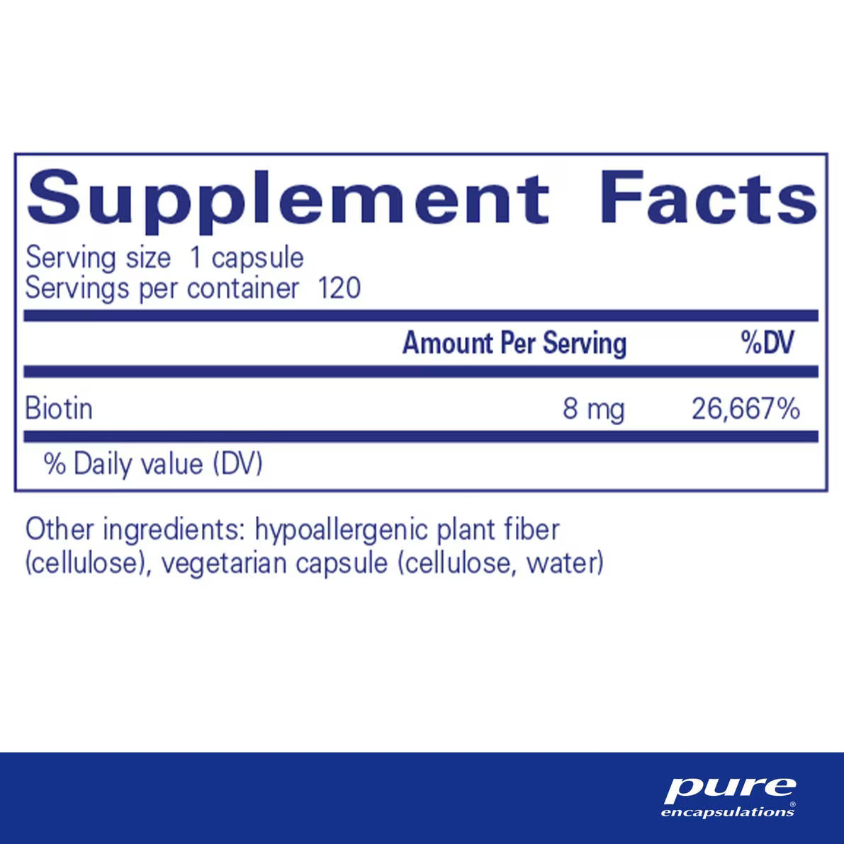Biotin 8 mg