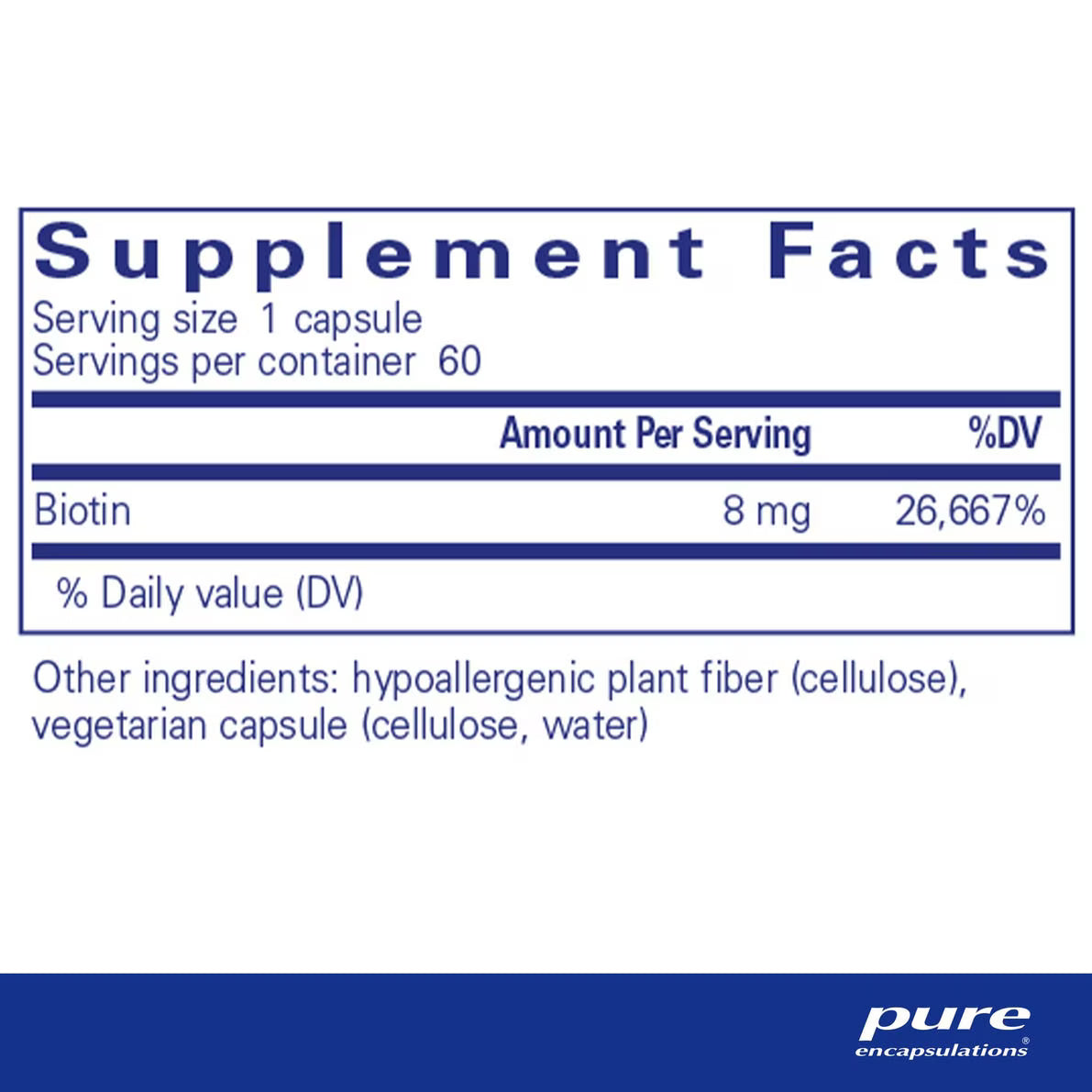 Biotin 8 mg