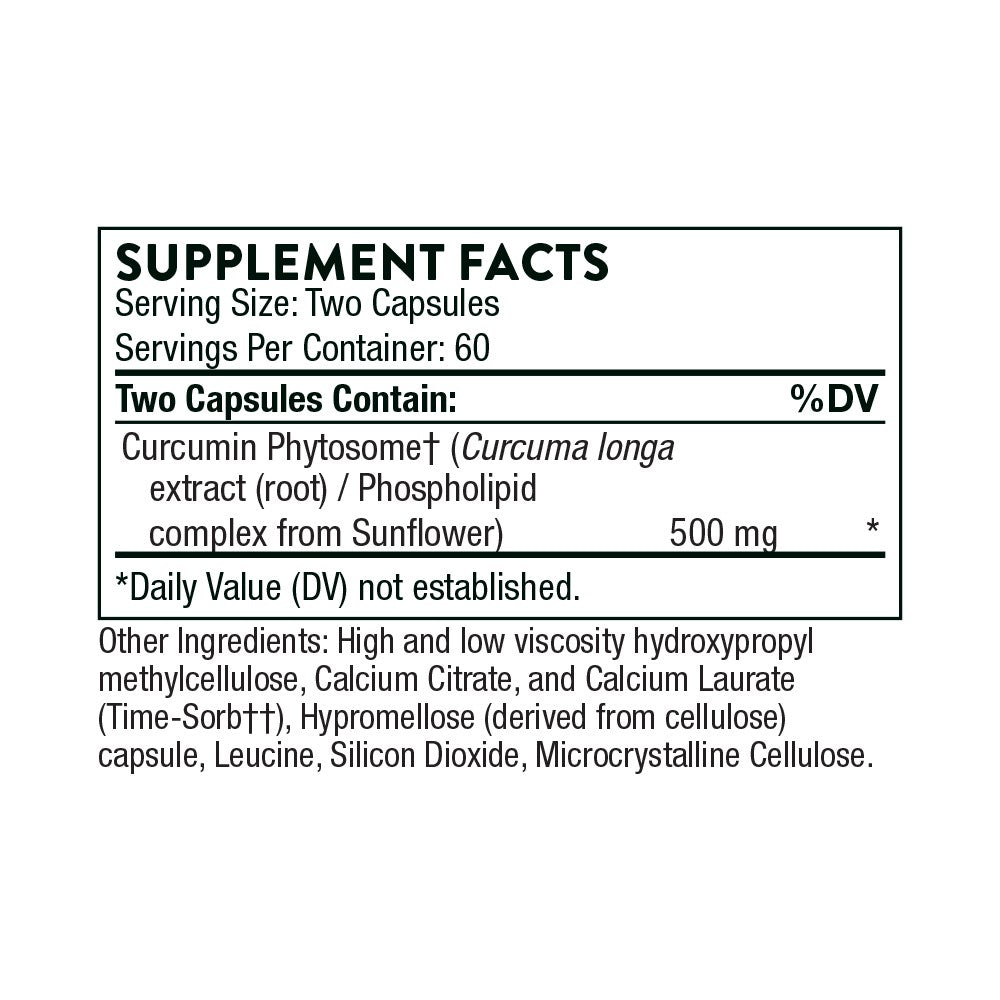 Curcumin Phytosome - Sustained Release 500mg
