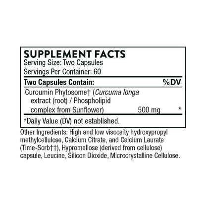 Curcumin Phytosome - Sustained Release 500mg