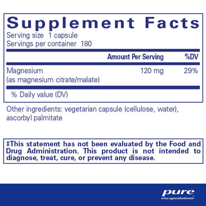 Magnesium (Citrate/Malate)