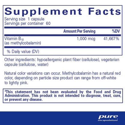 Methylcobalamin 1,000 mcg